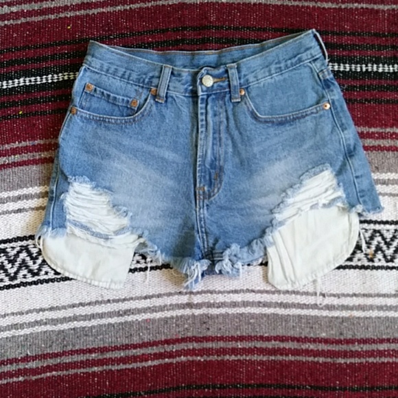 Signature8 Pants - Signature 8 high waist denim shorts